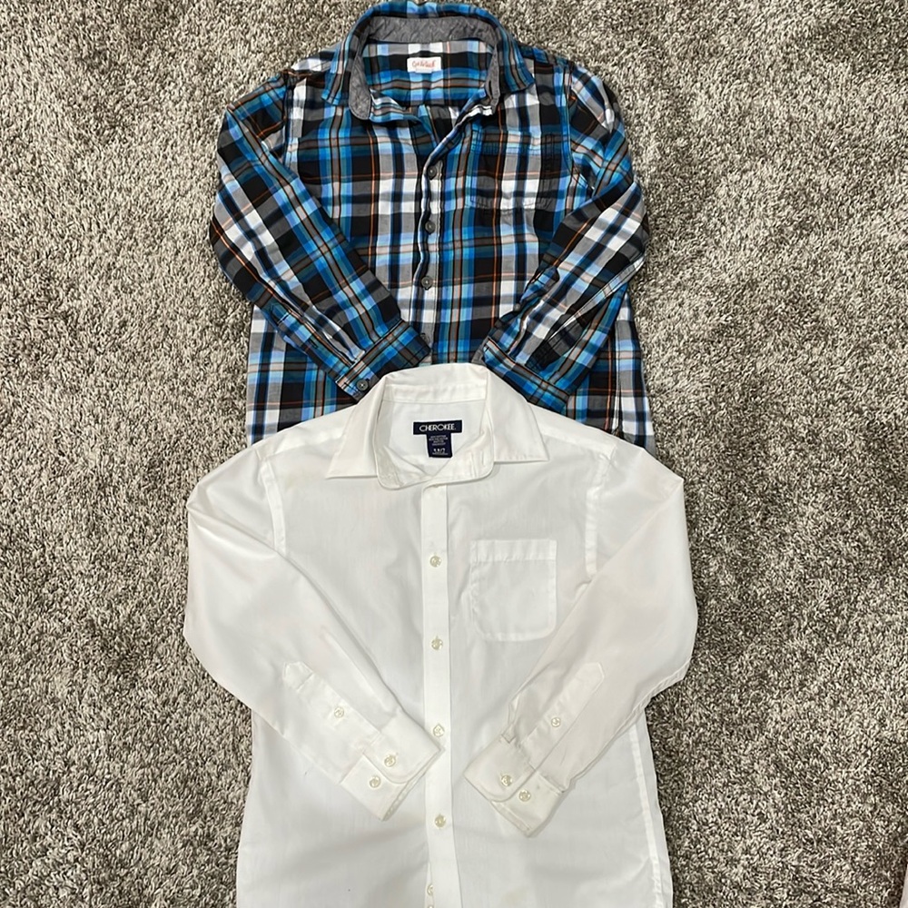Size 6/7 button down shirts